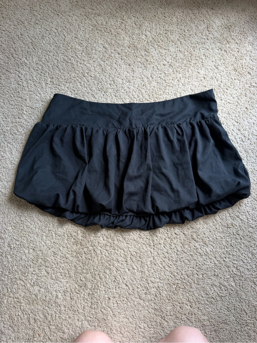 Hollister Black Mini Skirt with Wide Waistband